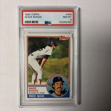 1983 Topps Wade Boggs Red Sox #498 Rookie PSA 8