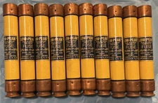 (10) NOS COOPER BUSSMAN LPS-RK-1-8/10SP LOW-PEAK 1.8A RK1 600VAC/300VDC USA