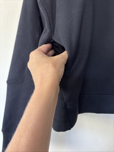 Sweaty Betty ‘Sprinter Run Hoody’ Black Sweatshirt Size L UK 14 - Picture 3 of 10
