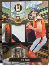 2024 Bo Nix Gold Standard Three Color Patch!!  27/75  #NMM-BNX🔥🔥
