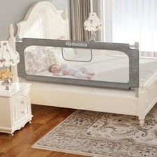 Bed Rail for Toddlers Bed Rail Guard with Steady U-Shape Base Bed Rails for Q...