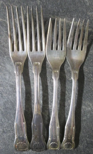 S Kirk & Son King Lot of 4 Sterling Forks 207 Grams 925 Monogrammed