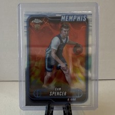 Topps 2024-25 Chrome Cam Spencer Rookie #130 Memphis Grizzlies NBA