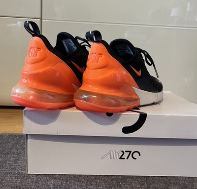 Original NIKE Air Max 270 Gr. 40, schwarz orange, mit Kaufbeleg,  1x getragen