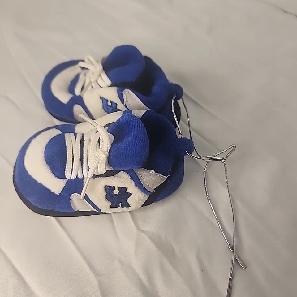 University of Kentucky Wildcats NCAA Baby First Slippers Birth-9 Mo. Comfy Feet - Image 2 of 4
