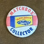 Vintage 1960s Matchbox Collector Pinback Button - Ford GT40 Lesney Era - Rare