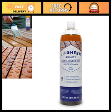 Raw Linseed Oil - Flaxseed Wood Conditioner for Furniture, Decks Cutting Board