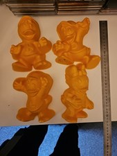 Jelly Molds Donald Nephews Huey Duey Louis  & Maybe Della Duck? Vintage Disney