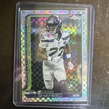 Topps 2025 Topps Chrome X-Fractor Rashid Shaheed Seattle Seahawks #218