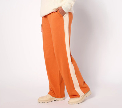 Studio Park x Kerstin Lindquist Knit Pants w/ Pockets - Women's 1XP -Rust Orange