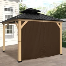 Coastshade Gazebo Pergola Canopy Panel Sidewall Replacement 8ft Brown