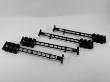 Ho Scale 2 53 tri axle and 2 40 tri axle shipping container chassis