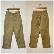 60s vintage military U.S. Army cotton chino pants trousers size 29 443814