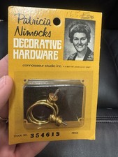 Vintage 70’s  Decorative Hardware For Handmade Wood Purses Patricia Nimocks NEW