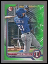 2022 Bowman #BP-113 Maximo Acosta Prospects Neon Green #/399