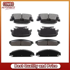 Front Rear Disc Brake Pads Set Fits 2009-2019 Dodge Challenger