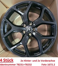 Alfa Romeo Giulia 19"Zoll Alufelgen 1561131455 2x VA+2xHA neu (1672.2)
