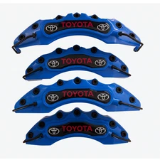 4x Brake Caliper Covers for Toyota Corolla, Camry, C-HR, RAV4, Hilux, Prius Blue