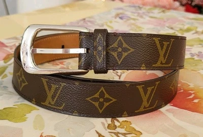 Louis Vuitton Gürtel Braun Silber Schnalle - Bild 1 von 4