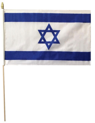 Trade Winds 12x18 Guatemala Stick Flag – 24" Wooden Staff, Polyester
