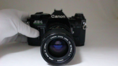 最終値下げ Canon AE-1 PROGRAM FD35-70mm付 黒 N MINT+3] Canon AE-1 Program black 35mm Film Camera + New FD 35