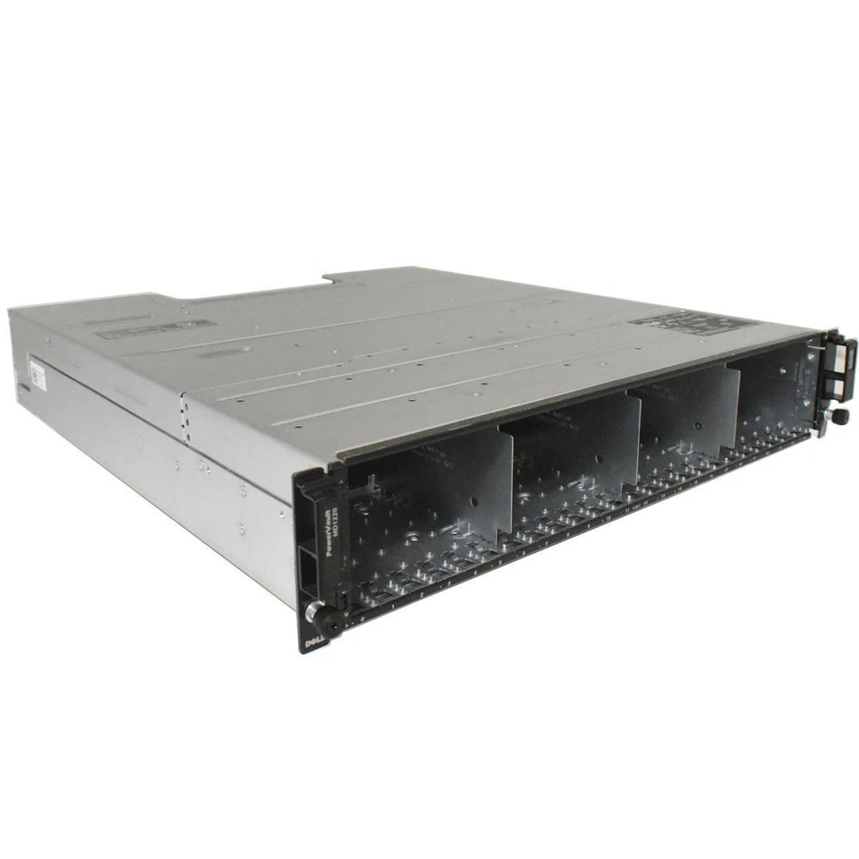 Dell PowerVault MD1220 2U 2x E01M001 SAS 6Gbps 2x 600W PSU 24x Bay 2.5 Zoll  - Bild 2 von 4