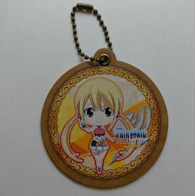 New! FAIRY TAIL DRAGON CRY anime Leather Charm Lucy - Main Image
