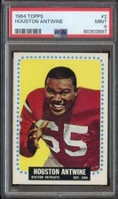 1964 TOPPS #2 HOUSTON ANTWINE PSA 9 (RC) PATRIOTS *INVAJ427