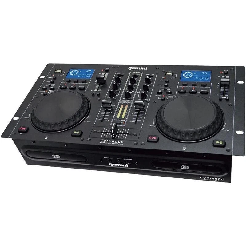 Gemini Console CDJ All-in-One integrata CDM-4000 (USB/CD riproducibile) New