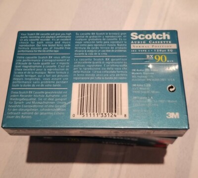 Scotch Blank Audio Cassette Tapes - 10 Count - BX - 90 Min - Sealed - View #8