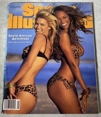 Sports Illustrated January 29 1996 Magazine Swimsuit Valeria Mazza Tyra Banks