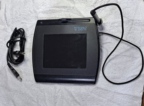 Topaz T-LBK766-BHSB-R SignatureGem 4x5 Backlit LCD Signature Capture Reader Pad - Afbeelding 1 van 8