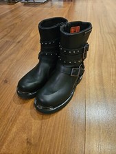 Motorradstiefel 39 Damen, Harley Davidson schwarz, nur 1x getragen 