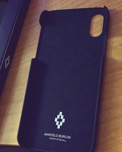 COVER MARCELO BURLON DOGO FW18 IPHONE X ORIGINALE - Foto 2 di 4