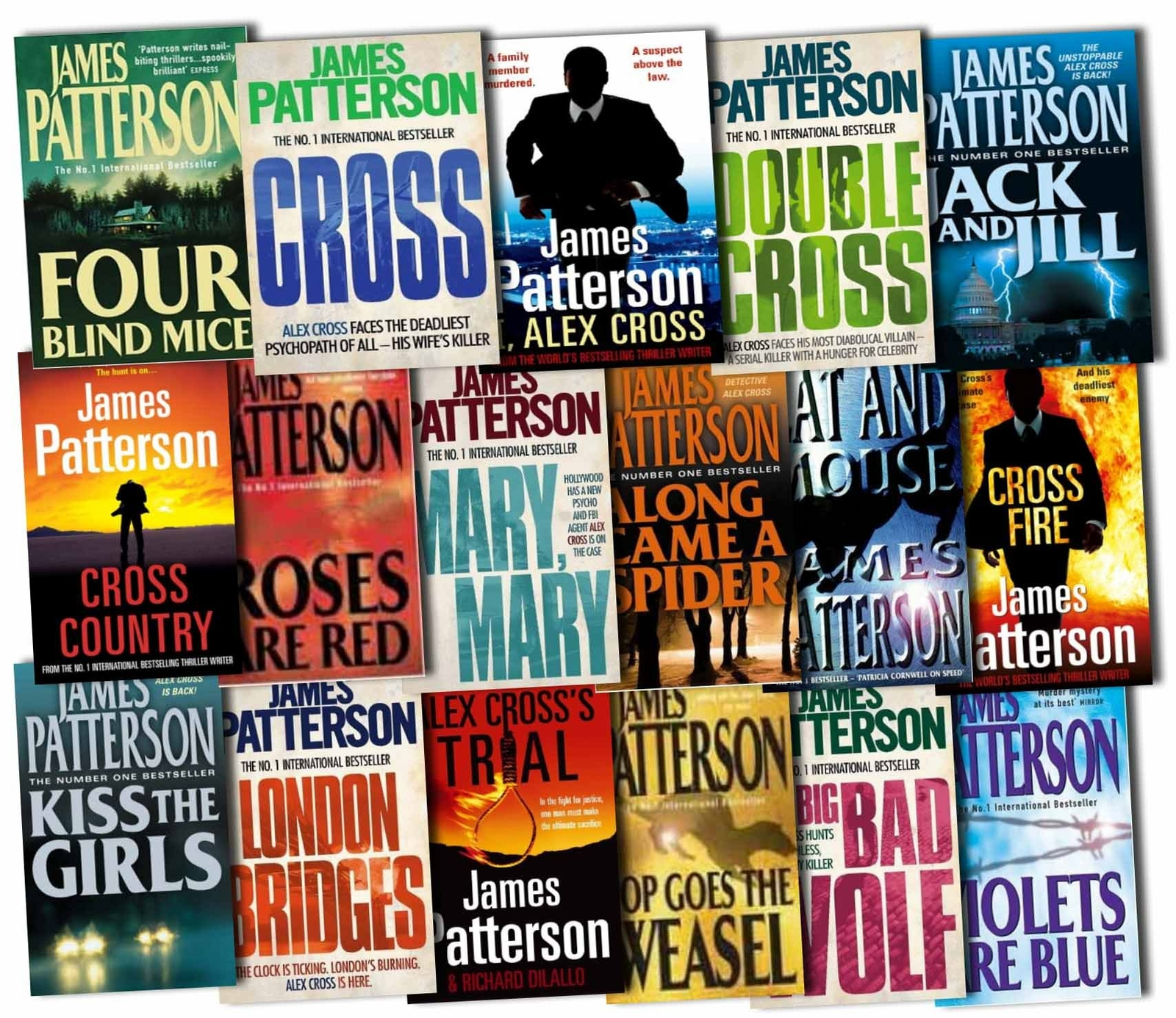 Alex Cross Series Collection James Patterson 17 Books Set Pack ...