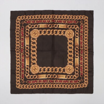 Chanel 31 Rue Cambon Scarf Silk Khaki | eBay