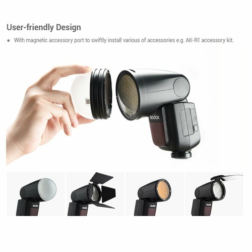 Godox V1-S 2.4G TTL HSS Camera Flash AK-R1 F Sony A7 A9 A6000 A7S A7SII A7II A7R - Picture 4 of 12