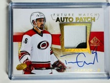 2016-17 SPA Future Watch Patch Autographs #130 Trevor Carrick FWAP /100 Rookie