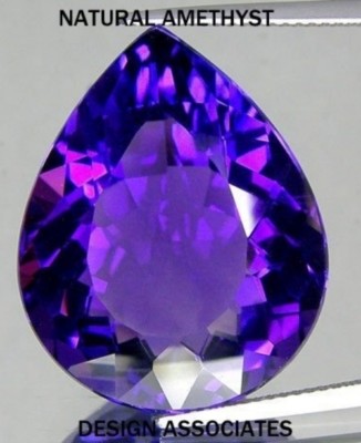 AFRICAN AMETHYST 9 x 6 MM PEAR CUT ALL NATURAL AAA