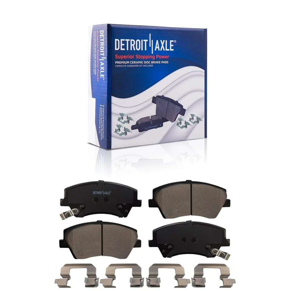 Pastillas de freno de rotor de freno de disco perforadas delanteras para Hyundai Ioniq Kia Niro 2017-2022 Foto 4 de 4