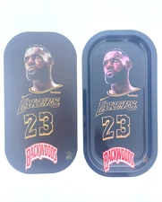 Backwoods Rolling Tray With Magnetic Lid 4'' x 7'' With Design