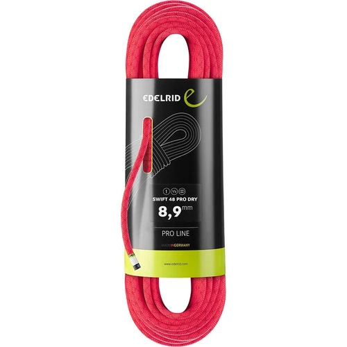 Edelrid - Swift 48 Pro Dry 8,9mm 50m Einfachseil Halb Zwilling Kletter Gletscher