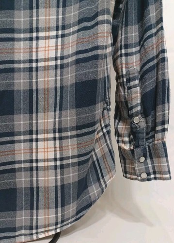 Gibson Trading Company Mens Long Sleeve Pearl Snap Button Shirt Size L Western - Picture 8 of 11