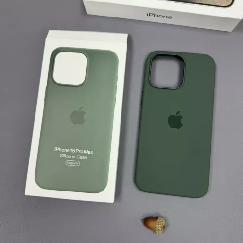 Custodia originale in silicone con MagSafe per iPhone 16 Pro Max 15 Pro 14 13 12 - Imagen 17 de 54
