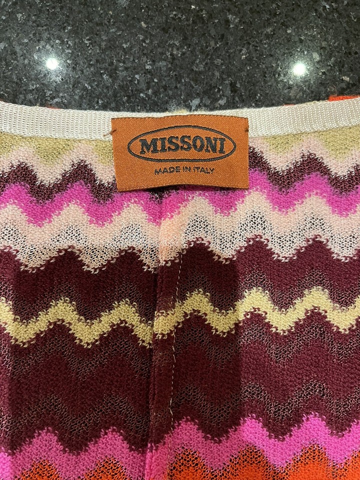 MISSONI LADIES SLEEVELESS TOP SIZE 44(uk 12) eBay