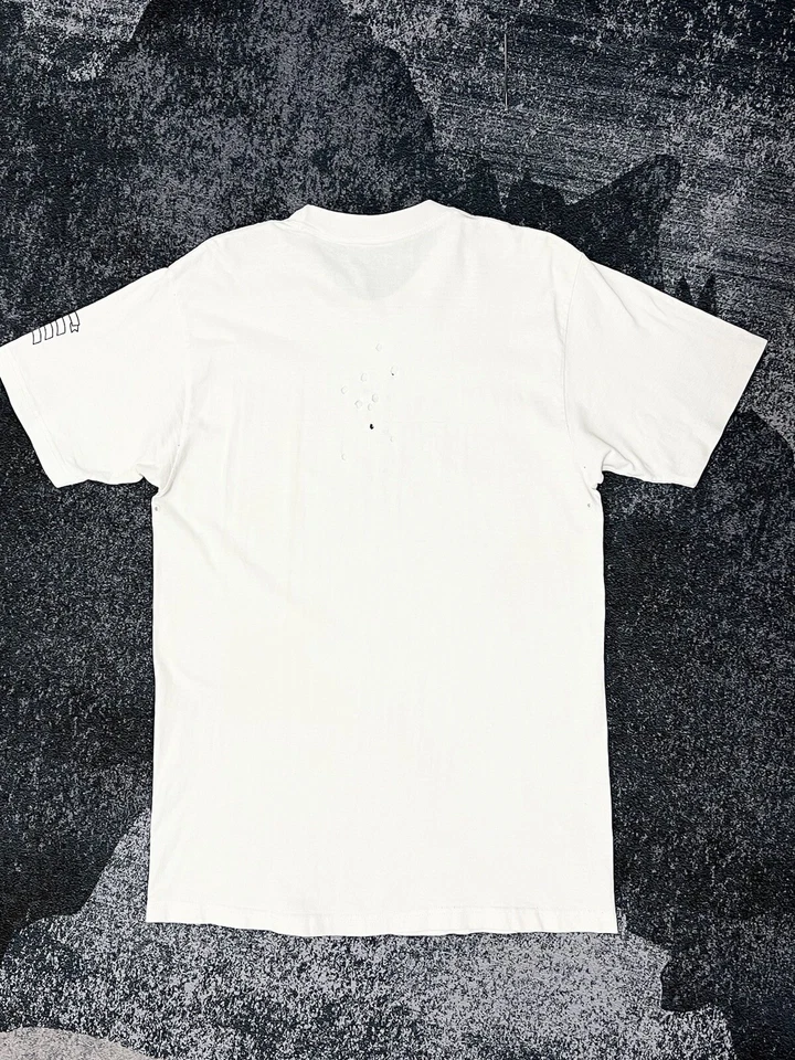 Number (n)ine Shield Crest Gun Shots Hole Distressed Tshirt - Image 2 of 4