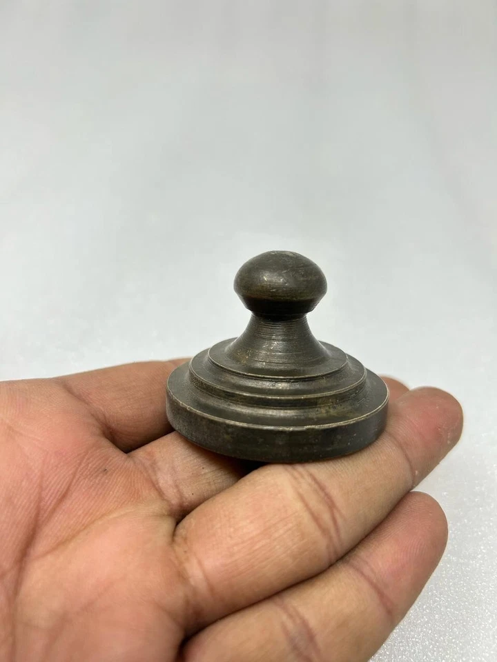 Vintage Brass Hand Crafted Paper Weight Old Heavy Brass Table Paper Weight - Image 2 of 4