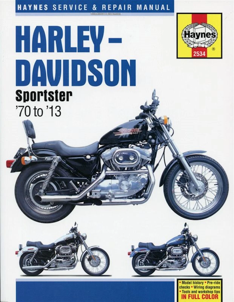 Harley Davidson Sportster Motorcycle Service & Repair Manuals for