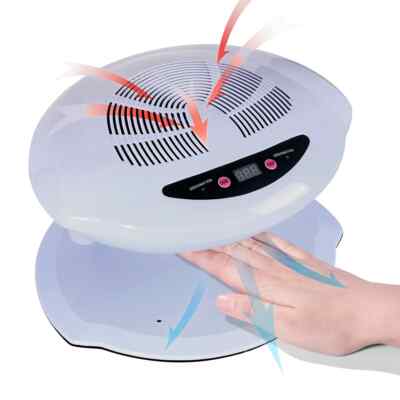 Air Nail Dryer 400W Intelligent Auto Sensor Hot&Cold Air Nail Polish Drying Fan