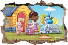 Doc Mcstuffins Smashed Wall Decal Removable Graphic Wall Sticker Disney H186